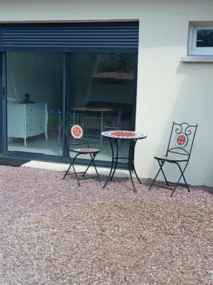 Terrasse ou espace extérieur de l'établissement Gîte la grange