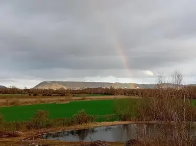 Paysage naturel près de la maison de vacances
