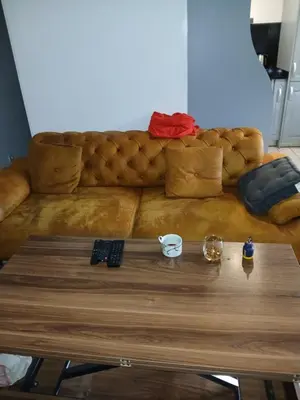 Coin salon dans l'établissement Chambre ou calme