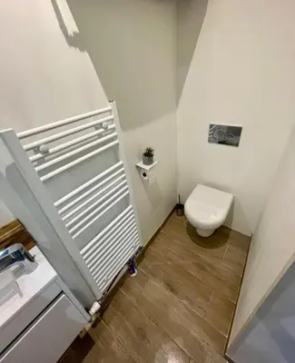 Salle de bains dans l'établissement Appartement proche cathédrale