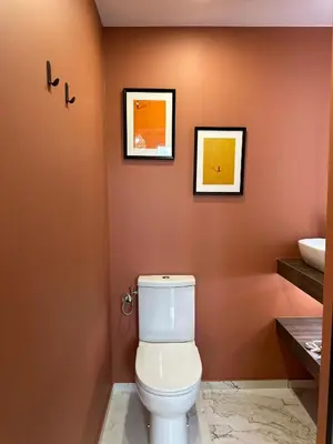 Salle de bains dans l'établissement Chambre privée 