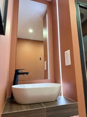 Salle de bains dans l'établissement Chambre privée 