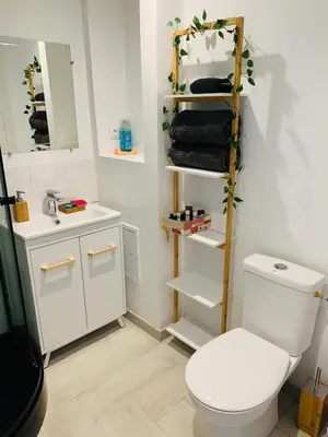 Salle de bains dans l'établissement Le Loft
