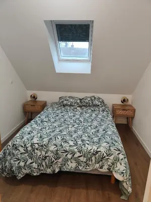 Un ou plusieurs lits dans un hébergement de l'établissement Jungle Loft - 3 min Beauvais Airport - Parking privé - Arrivée autonome