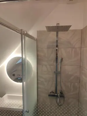 Salle de bains dans l'établissement Jungle Loft - 3 min Beauvais Airport - Parking privé - Arrivée autonome