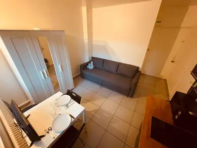 Coin salon dans l'établissement Petit joyau urbain à Rouen - 358
