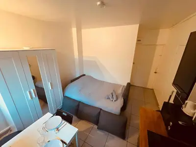 Coin salon dans l'établissement Petit joyau urbain à Rouen - 358