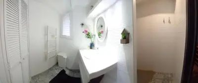 Salle de bains dans l'établissement Le Murmure de la petite Oasis