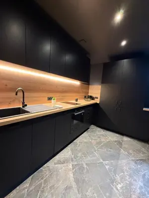 Cuisine ou kitchenette dans l'établissement Cosy Room & SAUNA Hypercentre Dieppe