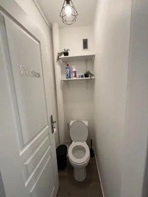 Salle de bains dans l'établissement Dunes dorees