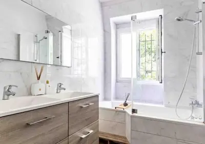 Salle de bains dans l'établissement Serenity House - Maison 6 personnes - Villennes-sur-Seine