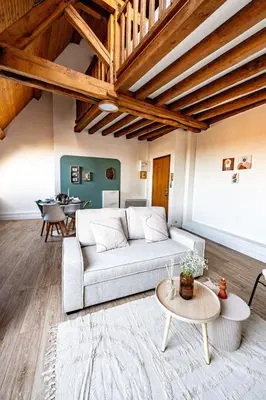 Coin salon dans l'établissement Le Cocon sous les toits