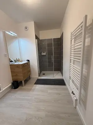 Salle de bains dans l'établissement Apt Neuf Centre Saint-sever
