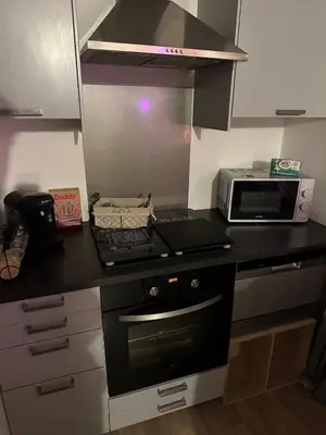 Cuisine ou kitchenette dans l'établissement Lescapade Paris spa