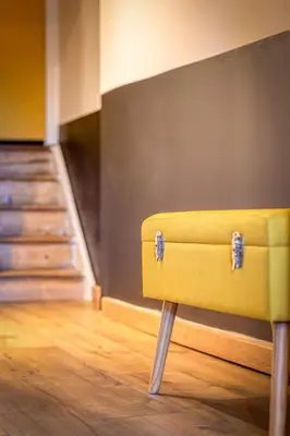 Coin salon dans l'établissement Esmée votre appartement rénové en hyper-centre