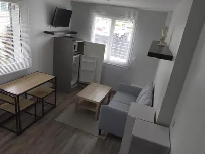 Cuisine ou kitchenette dans l'établissement Maison au calme chez stephane
