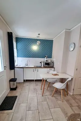 Cuisine ou kitchenette dans l'établissement Le Musoir