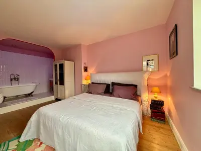 Un ou plusieurs lits dans un hébergement de l'établissement Hôtel Particulier Petit-Decaix