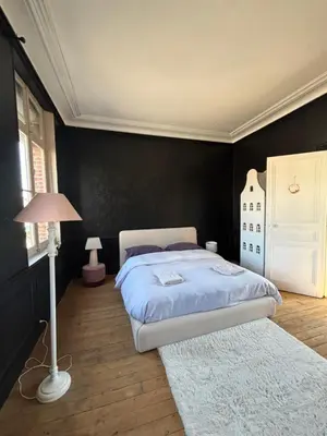 Un ou plusieurs lits dans un hébergement de l'établissement Hôtel Particulier Petit-Decaix