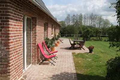 Jardin de l'établissement Gite Ô pré