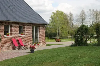 Jardin de l'établissement Gite Ô pré