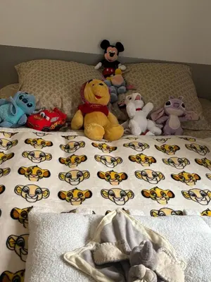 Un ou plusieurs lits dans un hébergement de l'établissement maison luxe disney aeroport tillé 2 a 5 personnes
