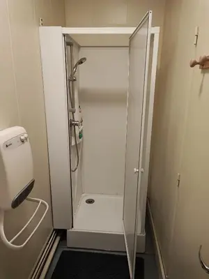 Salle de bains dans l'établissement Appartement Cosy entre port et plage