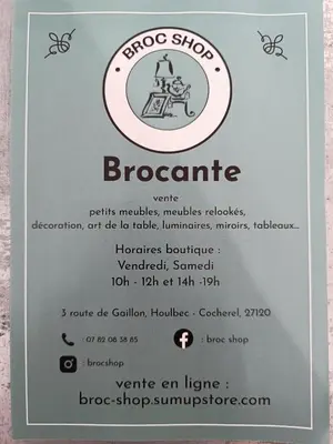 Certificat, récompense, panneau ou autre document affiché dans l'établissement Logement de charme & accès boutique brocante