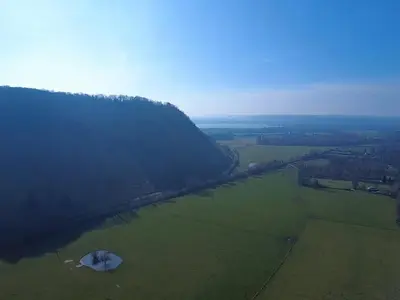 Paysage naturel près de le chalet
