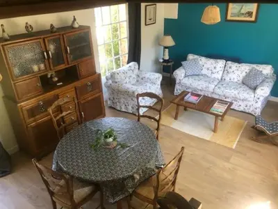 Coin salon dans l'établissement Demeure paisible