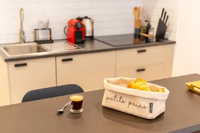 Nourriture dans l'appartement ou à proximité