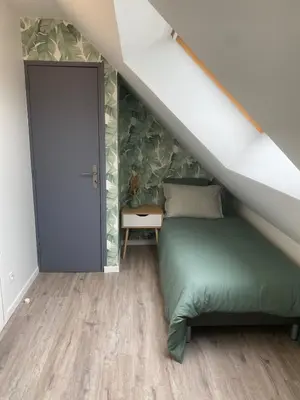 Un ou plusieurs lits dans un hébergement de l'établissement Gîte de l'Epinay Cassis