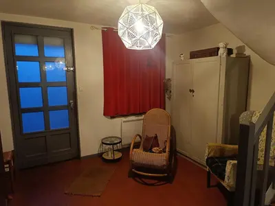 Coin salon dans l'établissement Cozy house