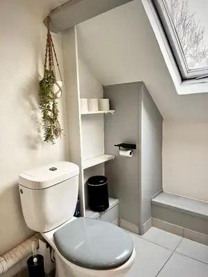 Salle de bains dans l'établissement La Mienn'oise