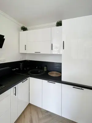 Cuisine ou kitchenette dans l'établissement L'Écrin Dieppois - Proche Plage & Parking Gratuit