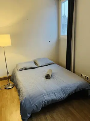 Un ou plusieurs lits dans un hébergement de l'établissement Appartement Hyper Centre Rouen