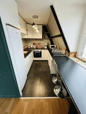 Cuisine ou kitchenette dans l'établissement Appartement Hyper Centre Rouen