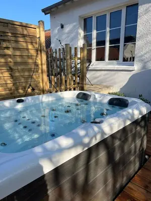 Plan de l'établissement Appartement avec Jacuzzi - Accès Piscine partagée