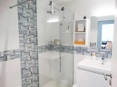 Salle de bains dans l'établissement Quai 31 saint Gilles Croix de Vie