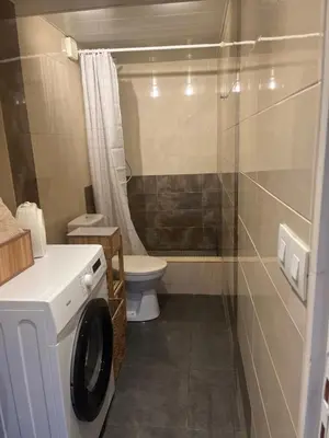 Salle de bains dans l'établissement Maison bord de Seine