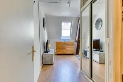 Télévision ou salle de divertissement dans l'établissement Appartement dans l'hypercentre de Rouen