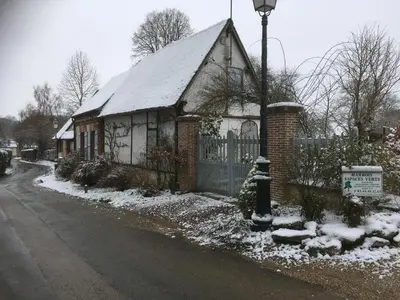 L'établissement Le logis du cliquet en hiver