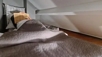 Un ou plusieurs lits dans un hébergement de l'établissement La Canotière - Petite maison pour 2 personnes à Vienne en Arthies