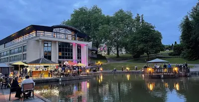 Vue sur la rivière ou le fleuve situé(e) à proximité de la maison de vacances