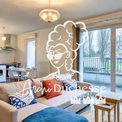 Le Nicole un appartement en duplex avec balcon et place de parking