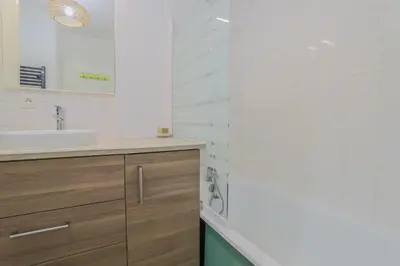Salle de bains dans l'établissement Cosy en centre ville