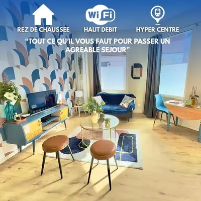 T2 Cosy Centre Ville Amiens - Rez-de-chaussée