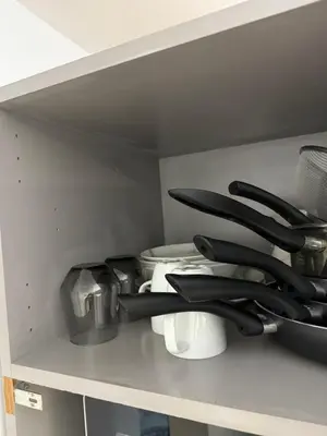 Cuisine ou kitchenette dans l'établissement Dépendance cosy près de Paris