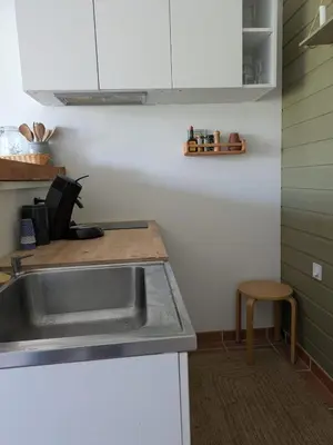 Cuisine ou kitchenette dans l'établissement La sellerie - small barn