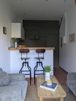 Cuisine ou kitchenette dans l'établissement La sellerie - small barn